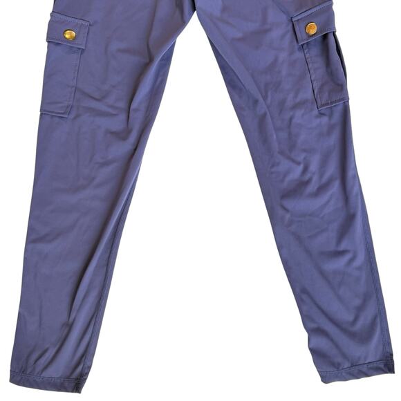 Athleisure‎ Utility Cargo Leggings Women Med Thigh Pockets Walking Hiking Pants - Picture 8 of 11